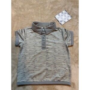 3-6 m baby Turtles and Tees active wear polo button up shortsleeved shirt